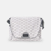 BABY DIAPER BAG GREY FLORAL